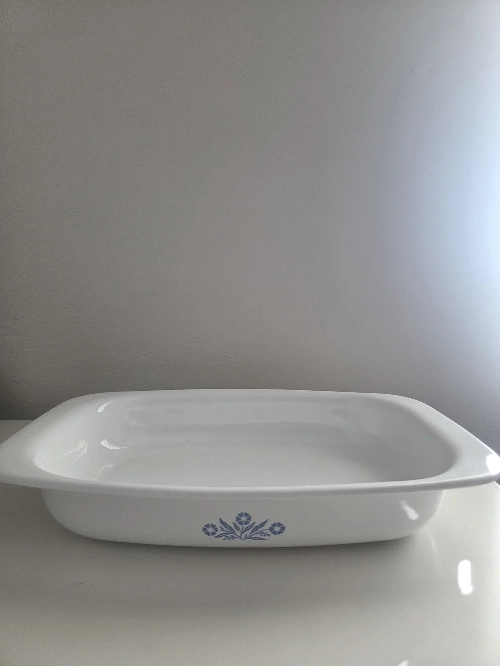 Corningware Blue Cornflower Bakeware Dish Made In USA : P-21